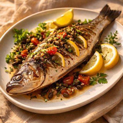 Branzino fish