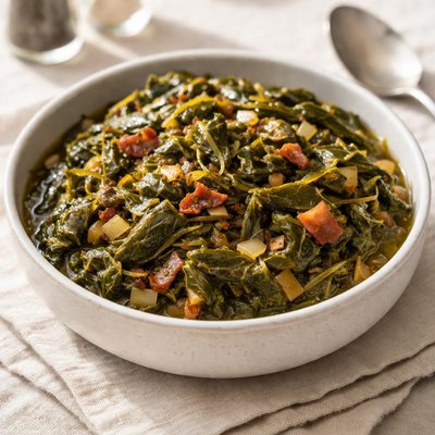 Brased collard greens
