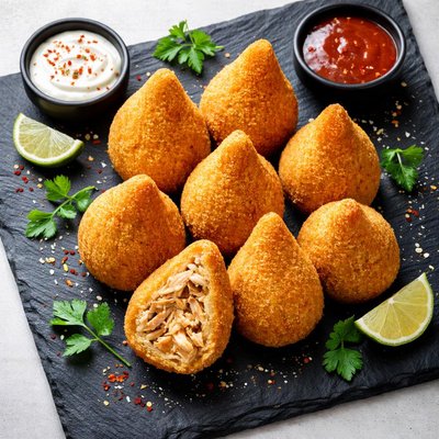 Brazilian fried chicken ball