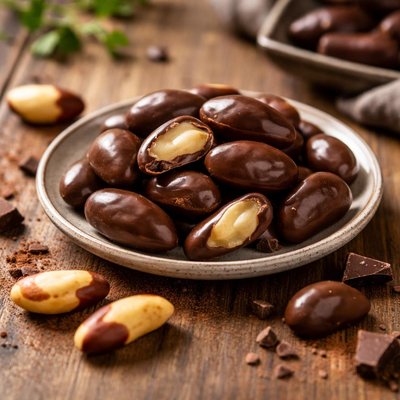 Brazilian nuts in chocolate