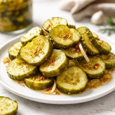 Bread and butter pickles