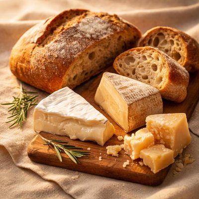 Bread and cheese