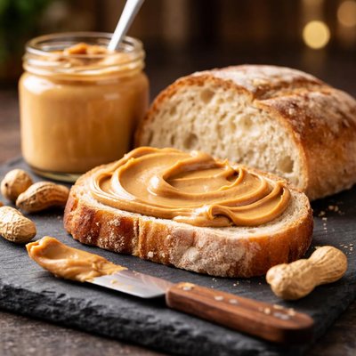 Bread and peanut butter
