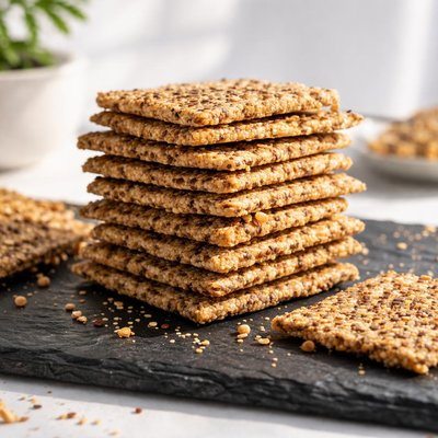 Bread crackers of quinoa