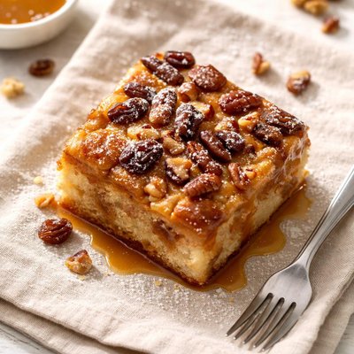 Bread pudding square