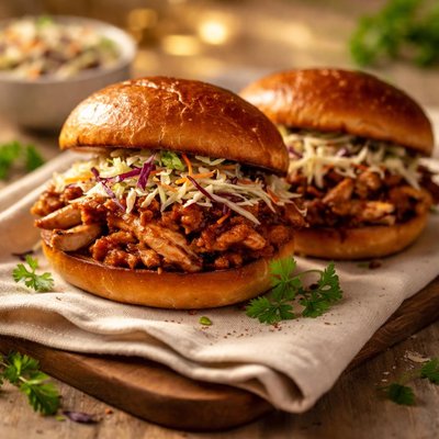 Bread pulled chicken