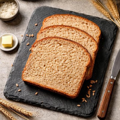 Bread slice wheat