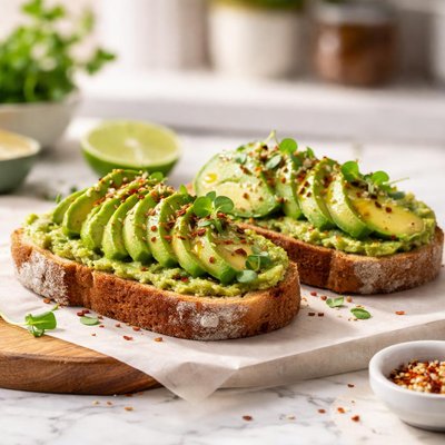 Bread with avacado