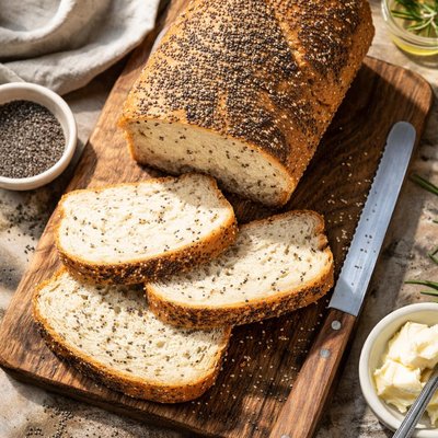 Bread with chia seeds