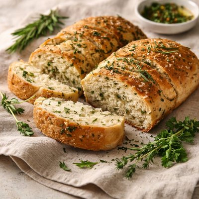 Bread with herbs