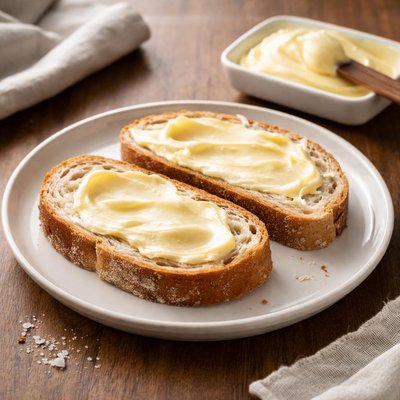 Bread with margarine