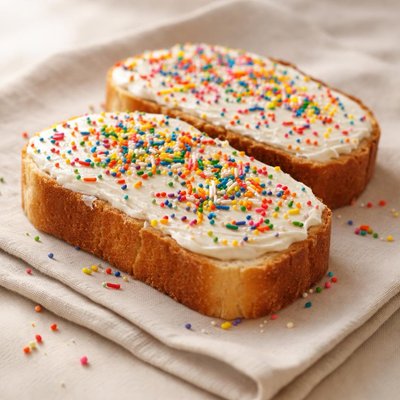 Bread with sprinkles