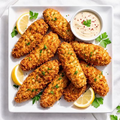 Breaded boneless chicken