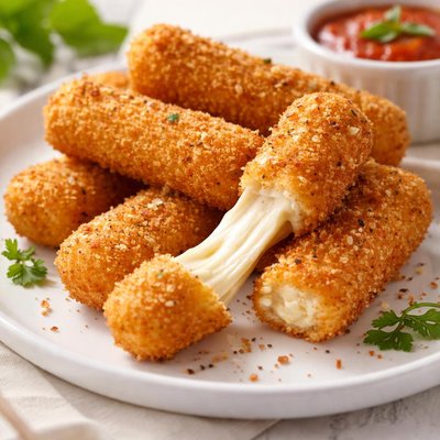 Breaded cheese stick