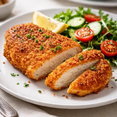 Breaded chicken cutlet