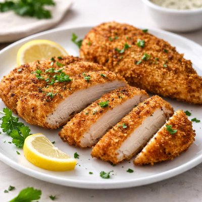 Breaded chicken cutlets