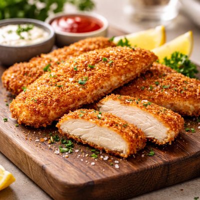 Breaded fillet