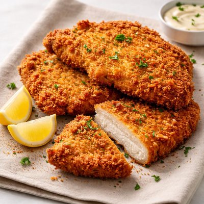 Breaded meat