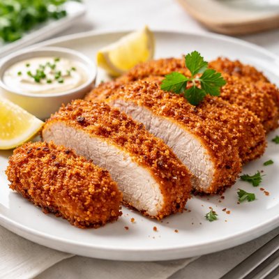 Breaded pork