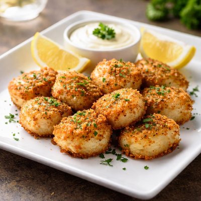 Breaded scallop