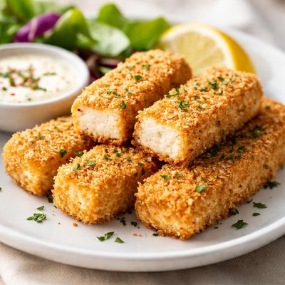 Breaded tofu