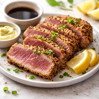 Breaded tuna