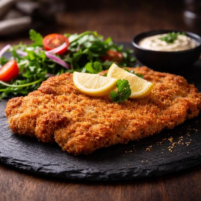 Breaded veal