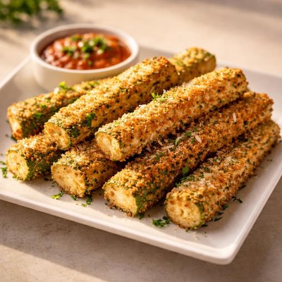 Breaded zucchini sticks