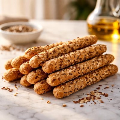 Breadstick with seeds