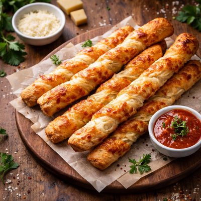 Breadsticks with cheese