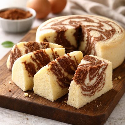Breadtalk marble steam cake