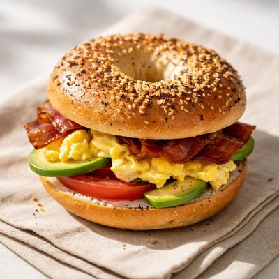 Breakfast bagel