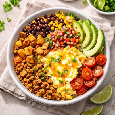 Breakfast burrito bowl