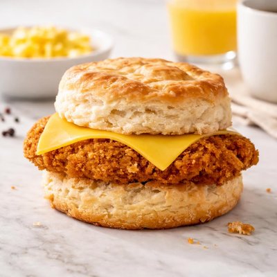 Breakfast chicken biscuit