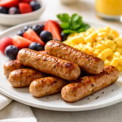 Breakfast chicken sausage