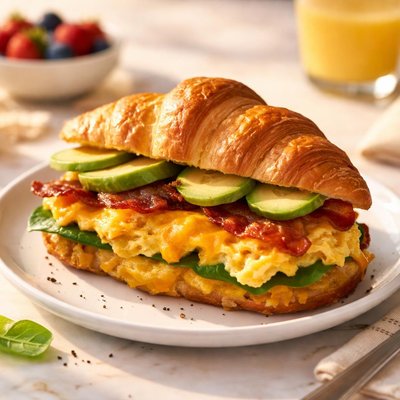 Breakfast croissant