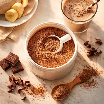 Breakfast essentials chocolate powder