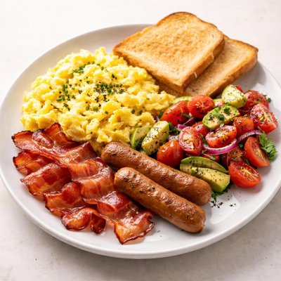 Breakfast plate