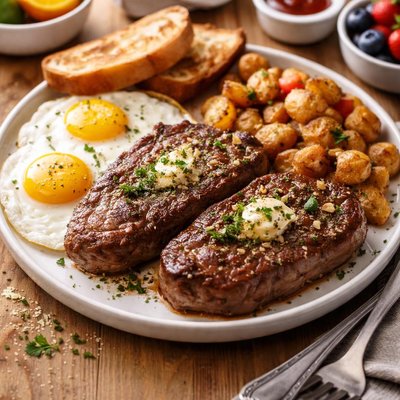 Breakfast steaks