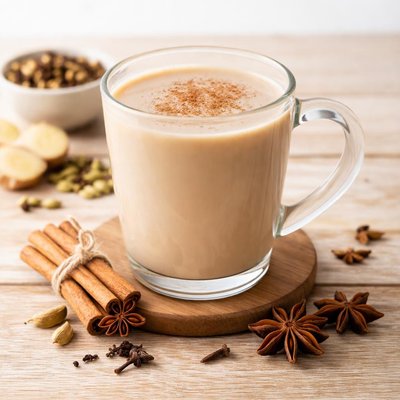 Brewed chai tea