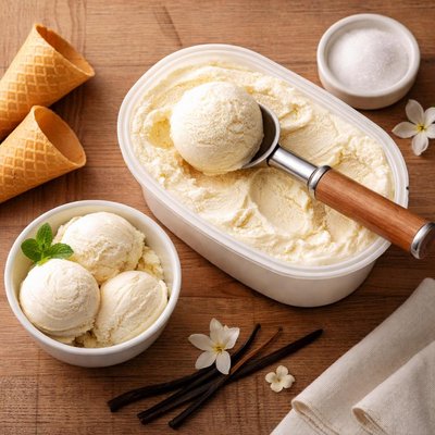 Briars vanilla ice cream extra creamy