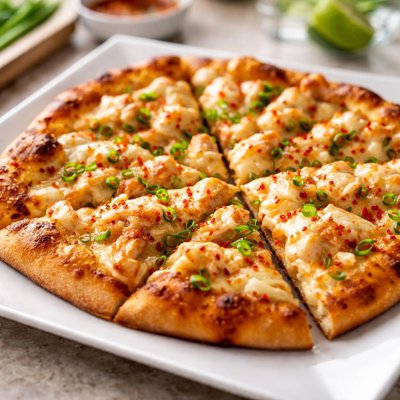Brickhouse crab rangoon pizza