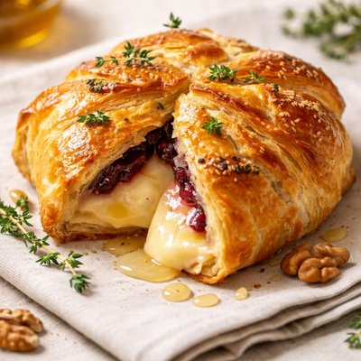 Brie puff pastry