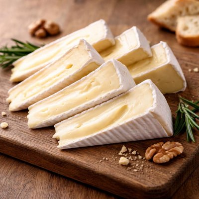 Brie slices