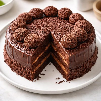 Brigadeiro cake