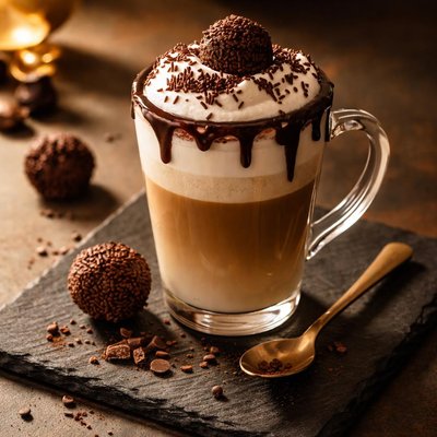 Brigadeiro latte