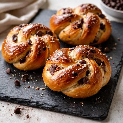 Brioche al cioccolato