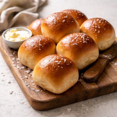 Brioche dinner rolls