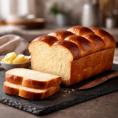 Brioche loaf bread