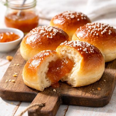 Brioche marmellata